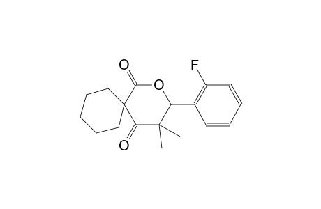 2-oxaspiro[5.5]undecane-1,5-dione, 3-(2-fluorophenyl)-4,4-dimethyl-