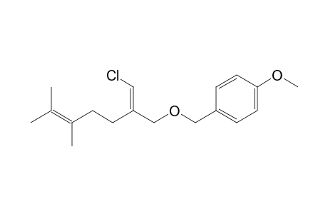 1-{[2-(Chloromethylene)-5,6-dimethylhept-5-enyloxy]methyl}-4-methoxybenzene