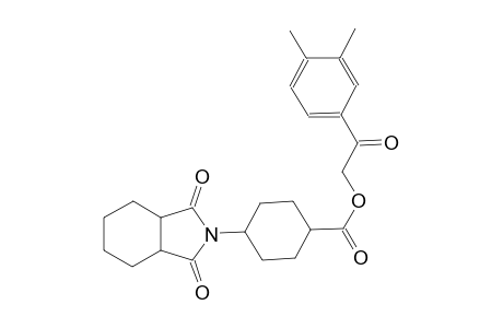 cyclohexanecarboxylic acid, 4-(octahydro-1,3-dioxo-2H-isoindol-2-yl)-, 2-(3,4-dimethylphenyl)-2-oxoethyl ester