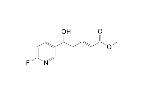 (E)-methyl 5-(6-fluoropyridin-3-yl)-5-hydroxypent-2-enoate