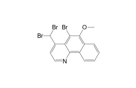 Benzo[h]quinoline, 5-bromo-4-(dibromomethyl)-6-methoxy-