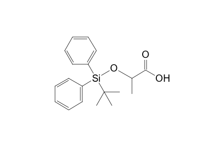 2-[(1,1-Dimethylethyl)diphenylsilyl]oxypropanoic acid