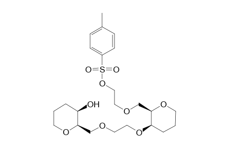 2-[((2R,3R)-3-{2-[((2R,3R)-3-hydroxy(tetrahydro-2H-pyran-2-yl)methoxy]ethoxy}tetrahydro-2H-pyran-2-yl)methoxy]ethyl 4-methylbenzebesulfonate