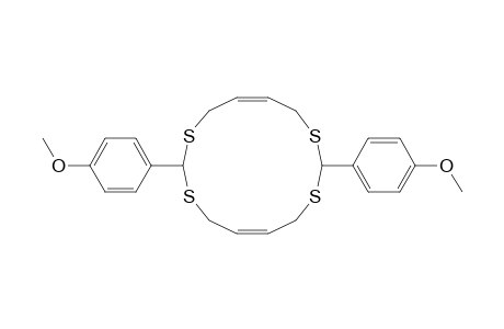 2,9-Bis(p-methoxyphenyl)-1,3,8,10-tetrathiacyclotetradecane-5,12-diene