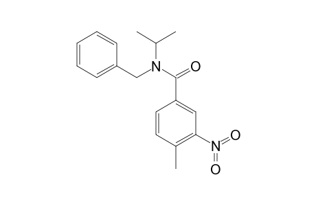 N-Benzyl-N-isopropyl-4-methyl-3-nitrobenzamide
