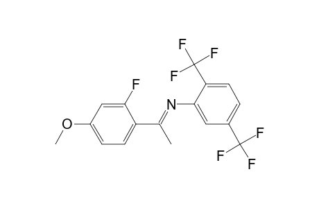 N-[1-(2-Fluoro-4-methoxyphenyl)ethylidene]-2,5-bis(trifluoromethyl)aniline