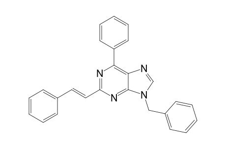 6-Phenyl-2-[(E)-2-phenylethenyl]-9-(phenylmethyl)purine