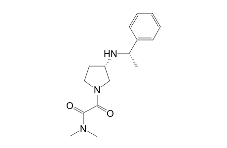 N-(N',N'-Dimethyloxamoyl)-3(S)-(1-(S)-phenylethyl)aminopyrrolidine