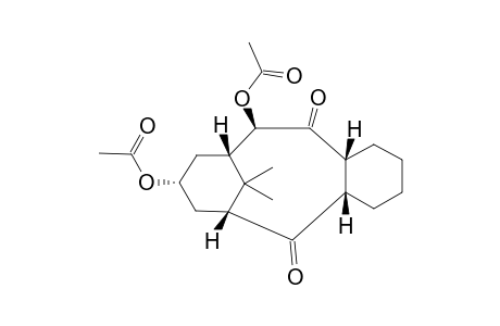 (cis-3-4,8,12-Trinortaxan-2,9-dione-10.beta.,13.alpha.-diyl)diacetate