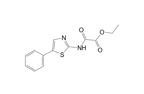 N-(5-phenyl-2-thiazolyl)oxamic acid, ethyl ester