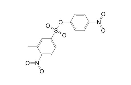 Benzenesulfonic acid, 3-methyl-4-nitro-, 4-nitrophenyl ester