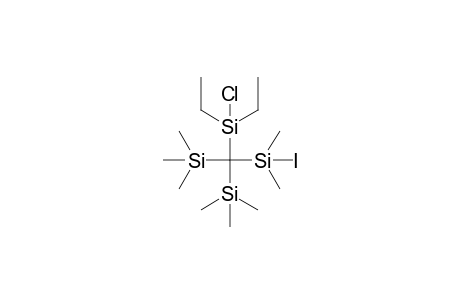 Chloranyl-diethyl-[[iodanyl(dimethyl)silyl]-bis(trimethylsilyl)methyl]silane