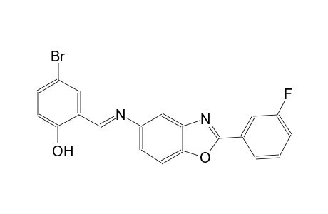 phenol, 4-bromo-2-[(E)-[[2-(3-fluorophenyl)-5-benzoxazolyl]imino]methyl]-
