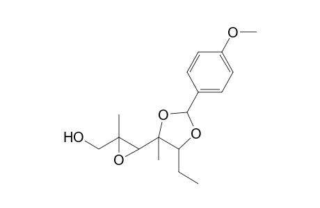 D-gluco-Heptitol, 2,3-anhydro-6,7-dideoxy-4,5-O-[(4-methoxyphenyl)methylene]-2,4-di-C-methyl-