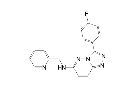 [1,2,4]triazolo[4,3-b]pyridazin-6-amine, 3-(4-fluorophenyl)-N-(2-pyridinylmethyl)-
