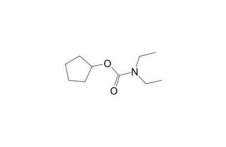 Carbamic acid, diethyl-, cyclopentyl ester
