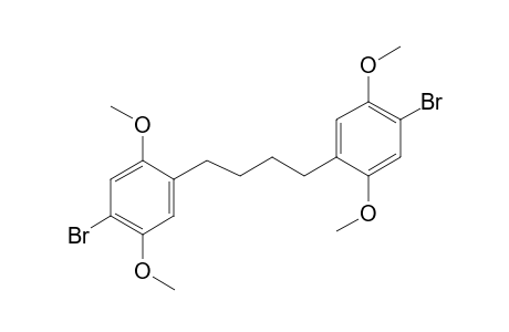 1-bromo-4-[4-(4-bromo-2,5-dimethoxyphenyl)butyl]-2,5-dimethoxybenzene