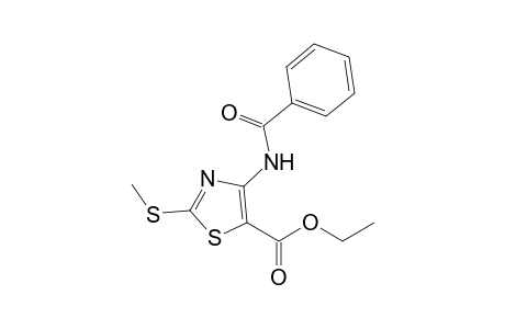 4-benzamido-2-(methylthio)-5-thiazolecarboxylic acid ethyl ester