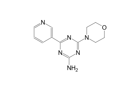 4-(4-morpholinyl)-6-(3-pyridinyl)-1,3,5-triazin-2-amine
