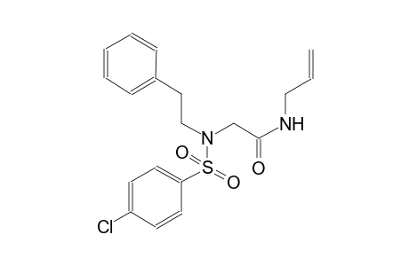 acetamide, 2-[[(4-chlorophenyl)sulfonyl](2-phenylethyl)amino]-N-(2-propenyl)-