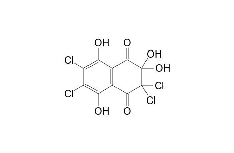 3,3,6,7chTetraloro-2,2,5,8-tetrahydroxy-2,3-dihydro-1,4-naphthoquinone