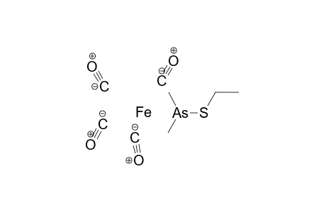 Iron ethylsulfanyl(dimethyl)arsane pentacarbonyl