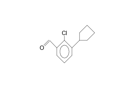 2-Chloro-3-cyclopentylbenzaldehyde