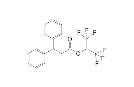 1,1,1,3,3,3-Hexafluoropropan-2-yl 3,3-diphenylpropanoate