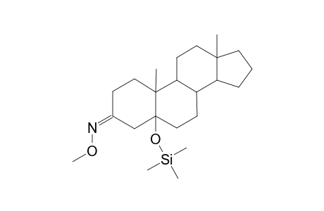 5.ALPHA.-ANDROSTAN-5-OL-3-ONE(3-O-METHYLOXIME-5-TRIMETHYLSILYL ETHER)