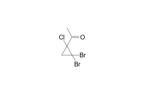 1-(2,2-Dibromo-1-chlorocyclopropyl)ethanone