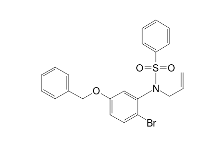 N-(2-bromanyl-5-phenylmethoxy-phenyl)-N-prop-2-enyl-benzenesulfonamide