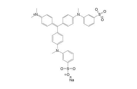 Sodium 3-[[4-([4-(dimethyliminio)-2,5-cyclohexadien-1-ylidene]{4-[methyl(3-sulfonatophenyl)amino]phenyl}methyl)phenyl](methyl)amino]benzenesulfonate
