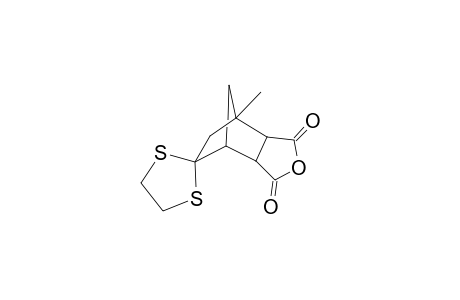 1-Methyl-4-oxatricyclo[5.2.1.0(2,6)]deca-3,5,8-trione 8-dithioacetal isomer
