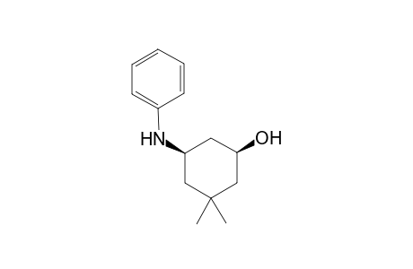 (1S,5R)-3,3-Dimethyl-5-phenylamino-cyclohexanol