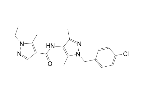 N-[1-(4-chlorobenzyl)-3,5-dimethyl-1H-pyrazol-4-yl]-1-ethyl-5-methyl-1H-pyrazole-4-carboxamide