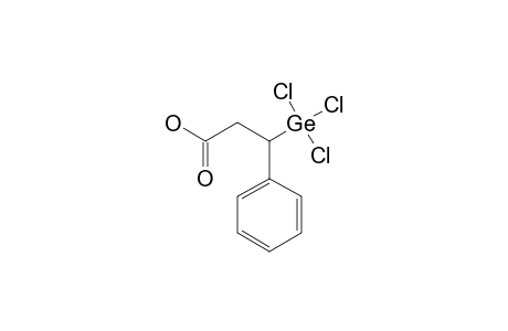 3-Phenyl-3-(trichlorogermyl)-propionic acid