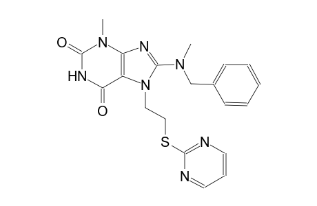 8-[benzyl(methyl)amino]-3-methyl-7-[2-(2-pyrimidinylsulfanyl)ethyl]-3,7-dihydro-1H-purine-2,6-dione