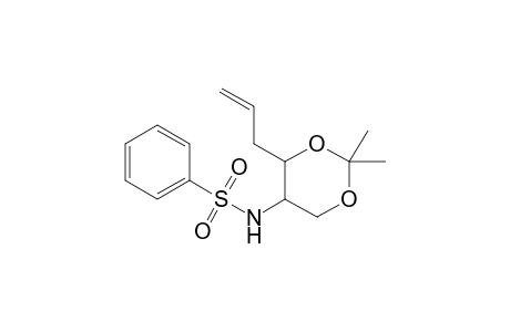 4-Allyl-2,2-dimethyl-5-[(phenylsulfonyl)amino]-1,3-dioxane