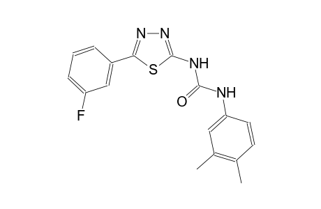 N-(3,4-dimethylphenyl)-N'-[5-(3-fluorophenyl)-1,3,4-thiadiazol-2-yl]urea