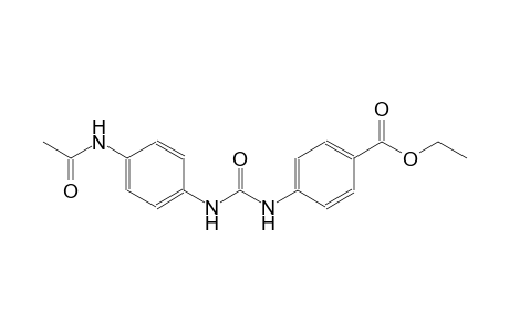 ethyl 4-({[4-(acetylamino)anilino]carbonyl}amino)benzoate