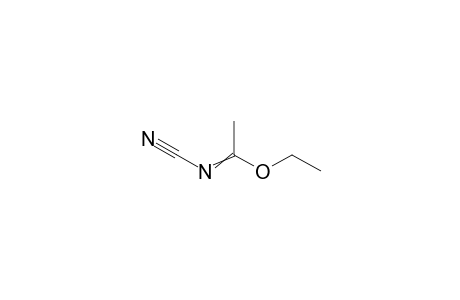 Acetimidic acid, N-cyano-, ethyl ester