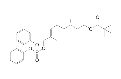 (S)-Diphenyl 2,6-Dimethyl-8-pivaloxy-2-octenylphosphate