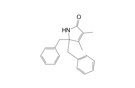 2H-Pyrrol-2-one, 1,5-dihydro-3,4-dimethyl-5,5-bis(phenylmethyl)-