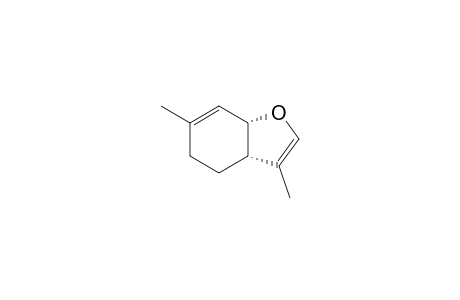 (3aS,7aS)-3,6-Dimethyl-3a,4,5,7a-tetrahydro-benzofuran
