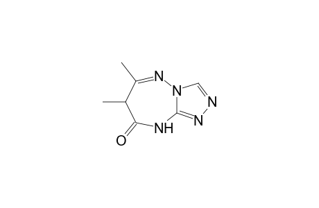 7H-1,2,4-Triazolo[4,3-b][1,2,4]triazepin-8(9H)-one, 6,7-dimethyl-