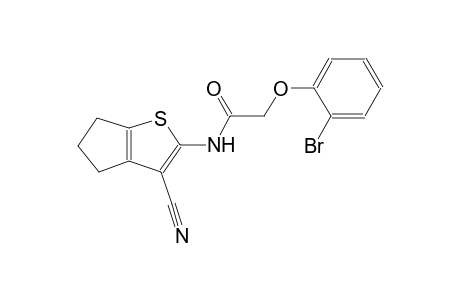 2-(2-Bromo-phenoxy)-N-(3-cyano-5,6-dihydro-4H-cyclopenta[b]thiophen-2-yl)-acetamide