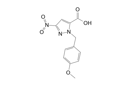 2-(4-Methoxybenzyl)-5-nitro-2H-pyrazole-3-carboxylic acid