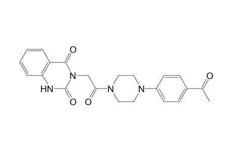 3-[2-[4-(4-acetylphenyl)-1-piperazinyl]-2-oxoethyl]-1H-quinazoline-2,4-dione