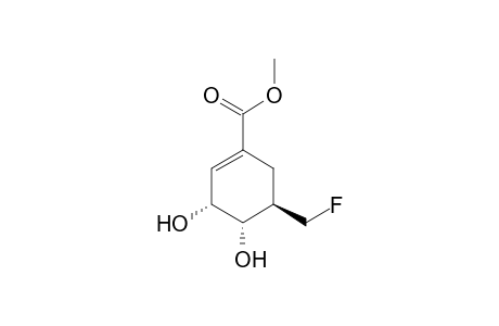 (3R,4S,5R)-5-(fluoromethyl)-3,4-dihydroxy-1-cyclohexenecarboxylic acid methyl ester