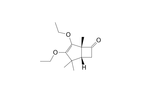 2,3-Diethoxy-1,4,4-trimethylbicyclo[3.2.0]hept-2-en-7-one